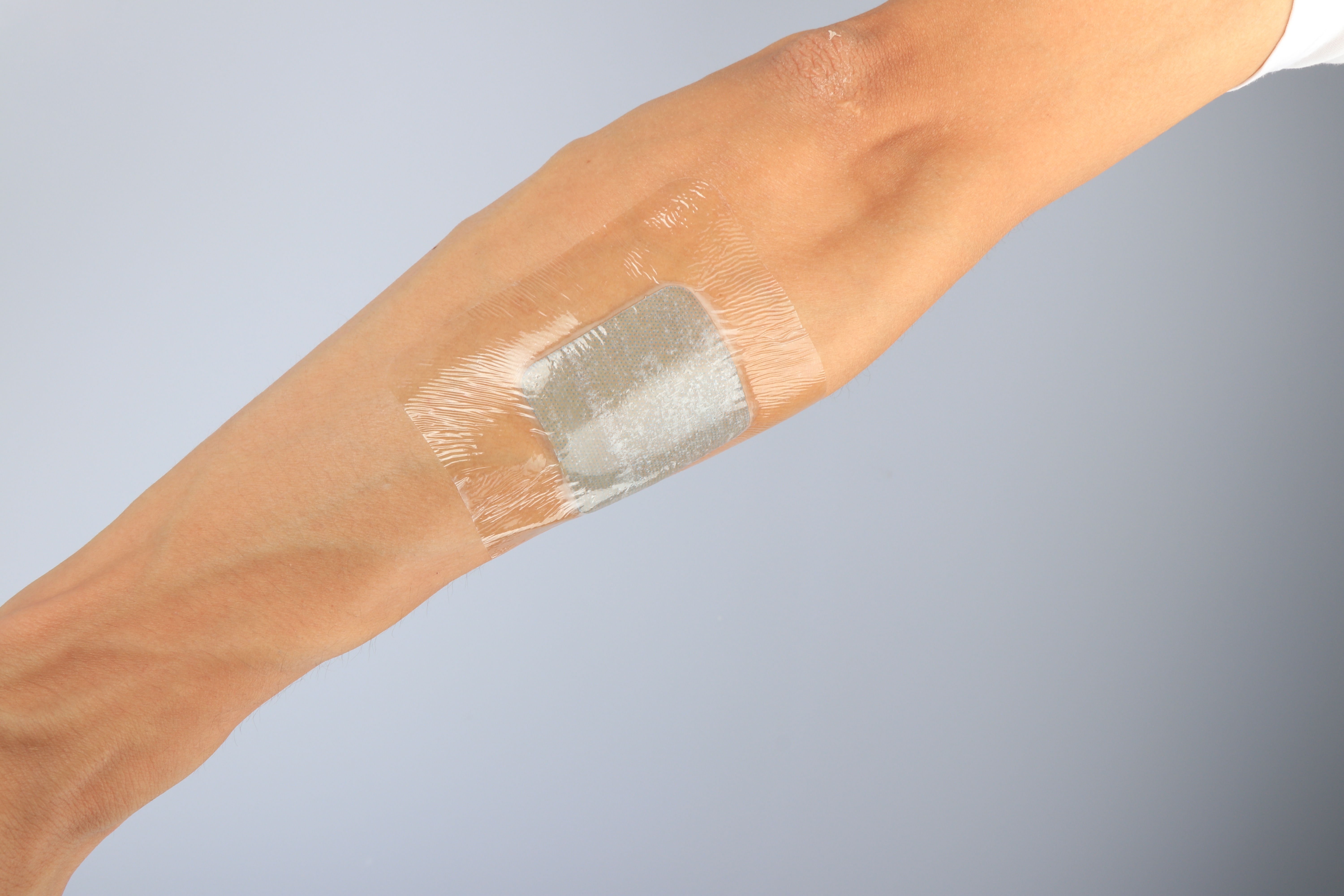 Steriel absorberend medisch hydrogelverband voor tepels